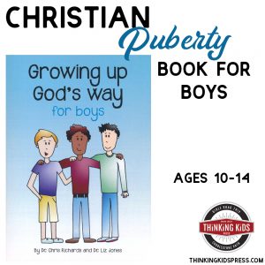 Christian Puberty Book for Boys ages 10-13