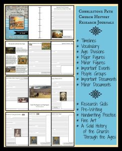 Cobblestone Path covers a number of subjects throughout Christian history, helping middle and high school students hone important skills.
