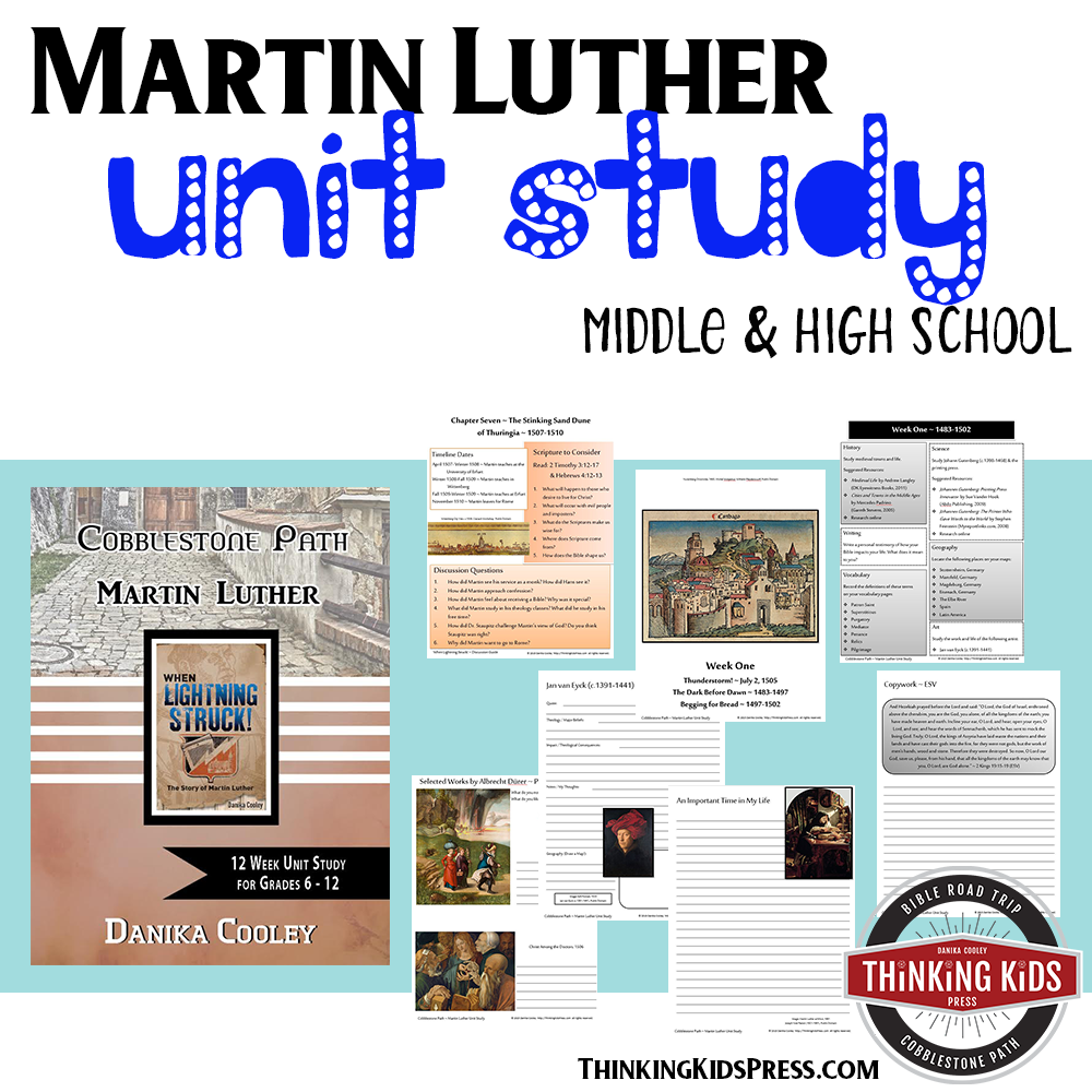 Martin Luther of the Reformation Unit Study