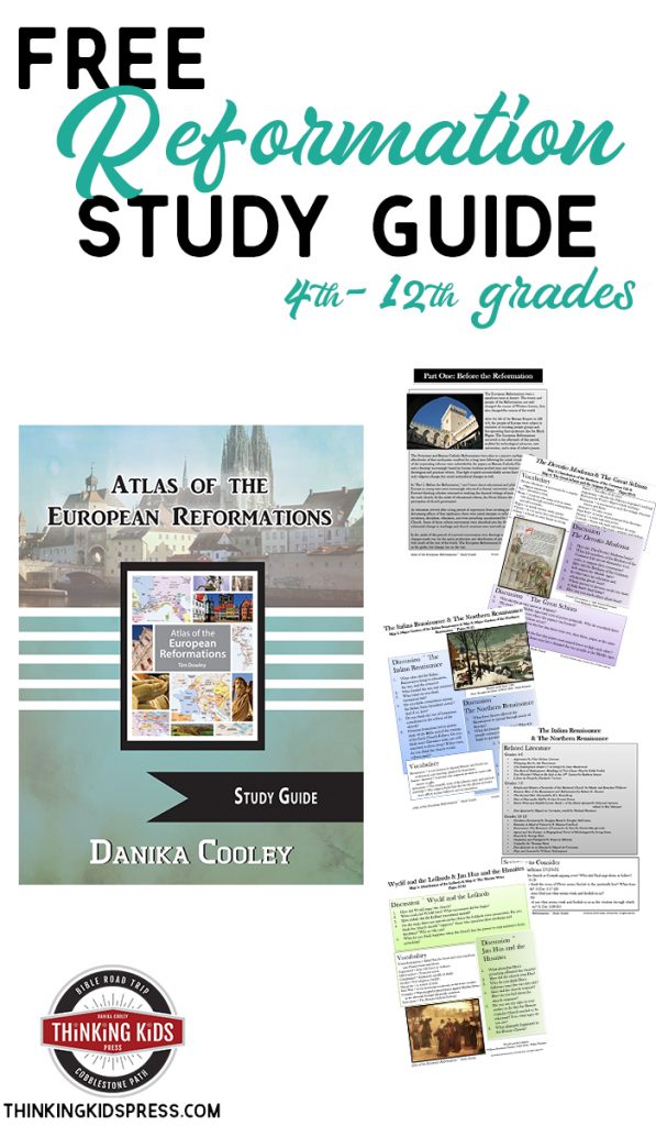 Free Reformation Study Guide for 4th-12th Grades