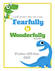 Free Wonderfully Made posters! We're celebrating Wonderfully Made: God's Story of Life from Conception to Birth is a sweet Scripture and science based picture book for ages 5-11.