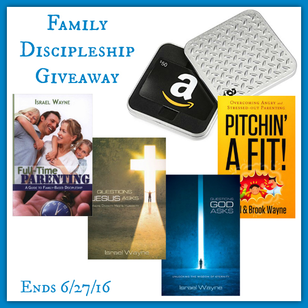 $100 Family Discipleship giveaway! Ends 6/27/16