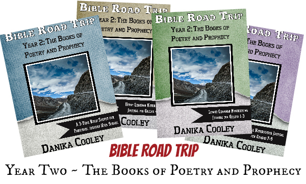 Bible Road Trip is a three year Bible curriculum with notebooking journals for preschool through high school!