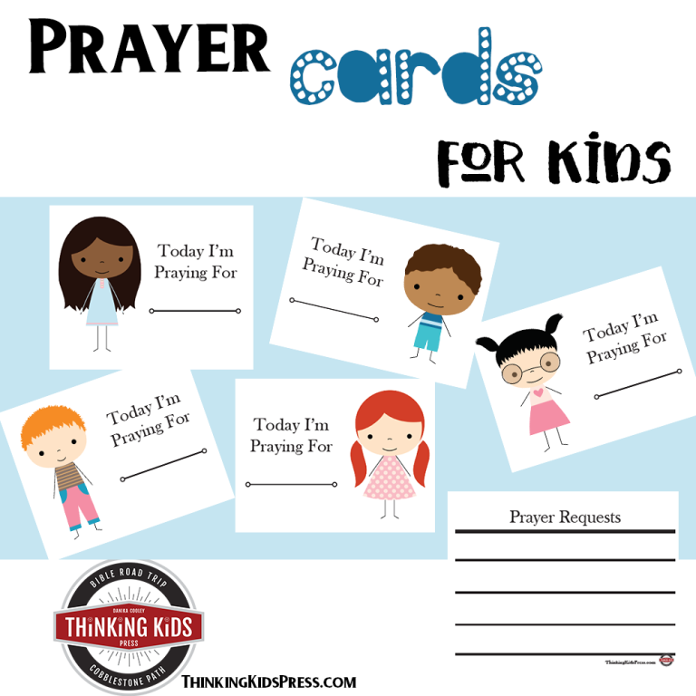 Prayer Cards for Kids - Thinking Kids