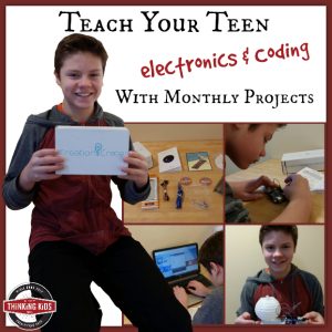 Teach Your Teen Electronics and Coding with Monthly Projects