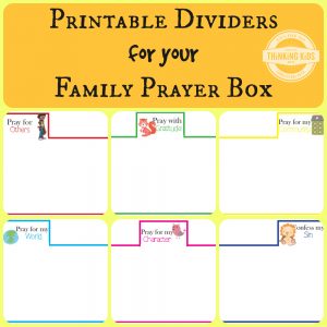 Make a Family Prayer Box {With Printable Prayer Card Dividers}