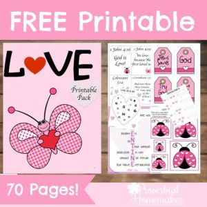 Love Lessons and Activities (Love Pack from Proverbial Homemaker)