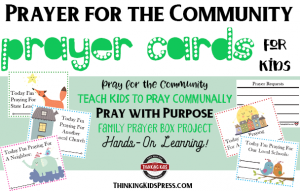 Prayer for the Community Prayer Cards for Kids