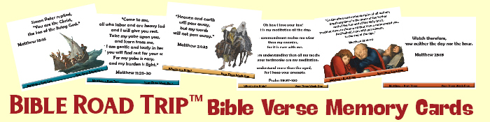 Bible Road Trip™ Bible Verse Memory Cards