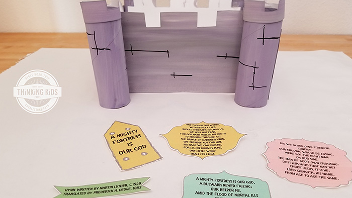 A Mighty Fortress is Our God Lyrics Craft and Printable