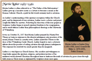 Reformation History for Kids: Reformation Biographical Cards