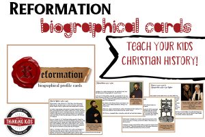 Reformation History for Kids: Reformation Biographical Cards