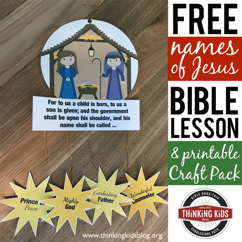 Names of Jesus Bible Lesson and Craft