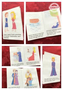 Jesus' Family Tree Minibook (a part of the Christmas Bible Crafts for Kids series at Thinking Kids!)