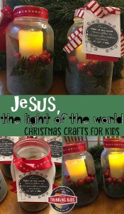 Jesus the Light of the World Christmas Craft for Kids