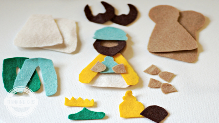 Three Wise Men Christmas Ornaments for Kids to Make