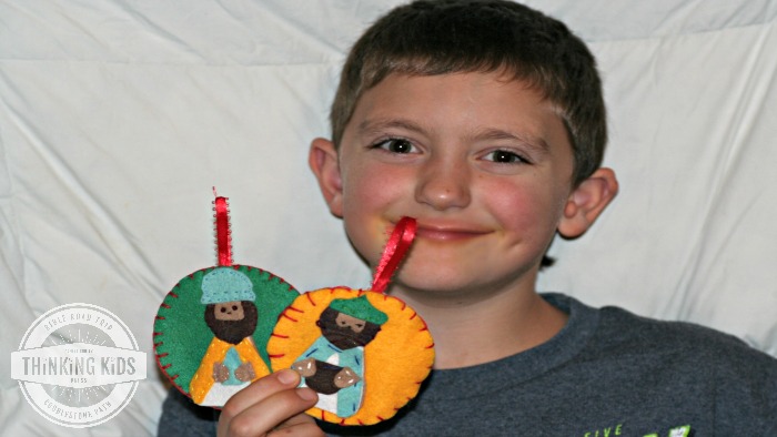 Three Wise Men Christmas Ornaments for Kids to Make