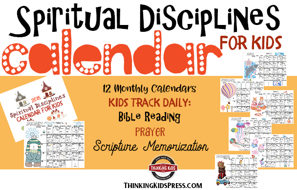 Spiritual Disciplines Calendar for Kids