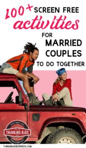 100+ Screen Free Activities for Married Couples to Do Together