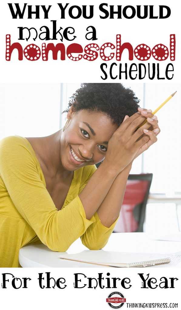 Why You Should Make a Homeschool Schedule for the Entire Year