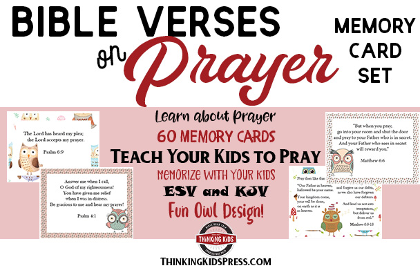 Bible Verses on Prayer Memory Cards