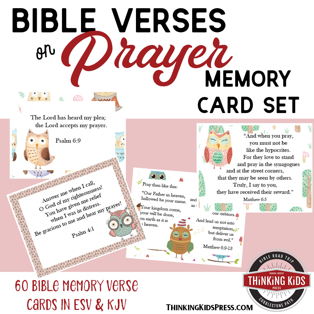 Bible Verses on Prayer Memory Cards