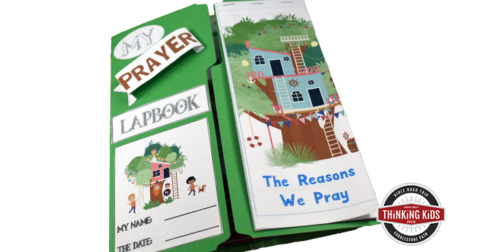 Prayer Bible Study for Kids and Lapbook