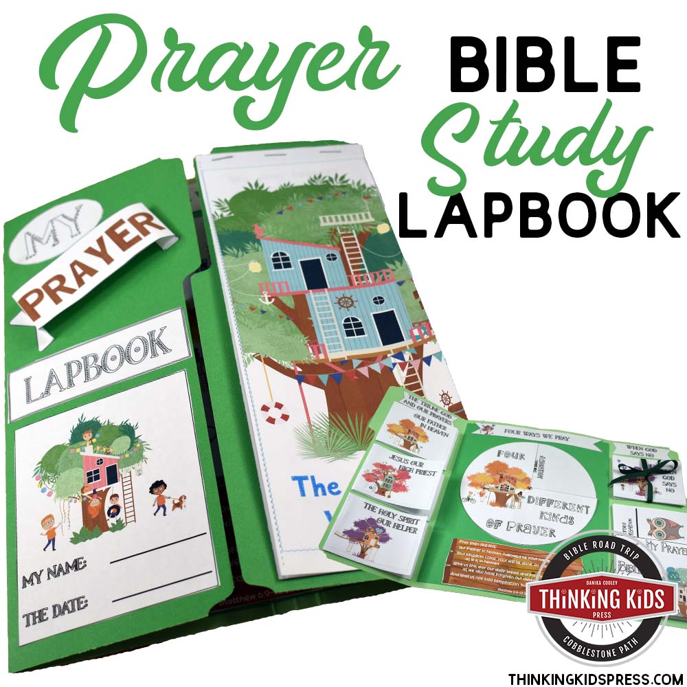 Prayer Bible Study for Kids and Lapbook