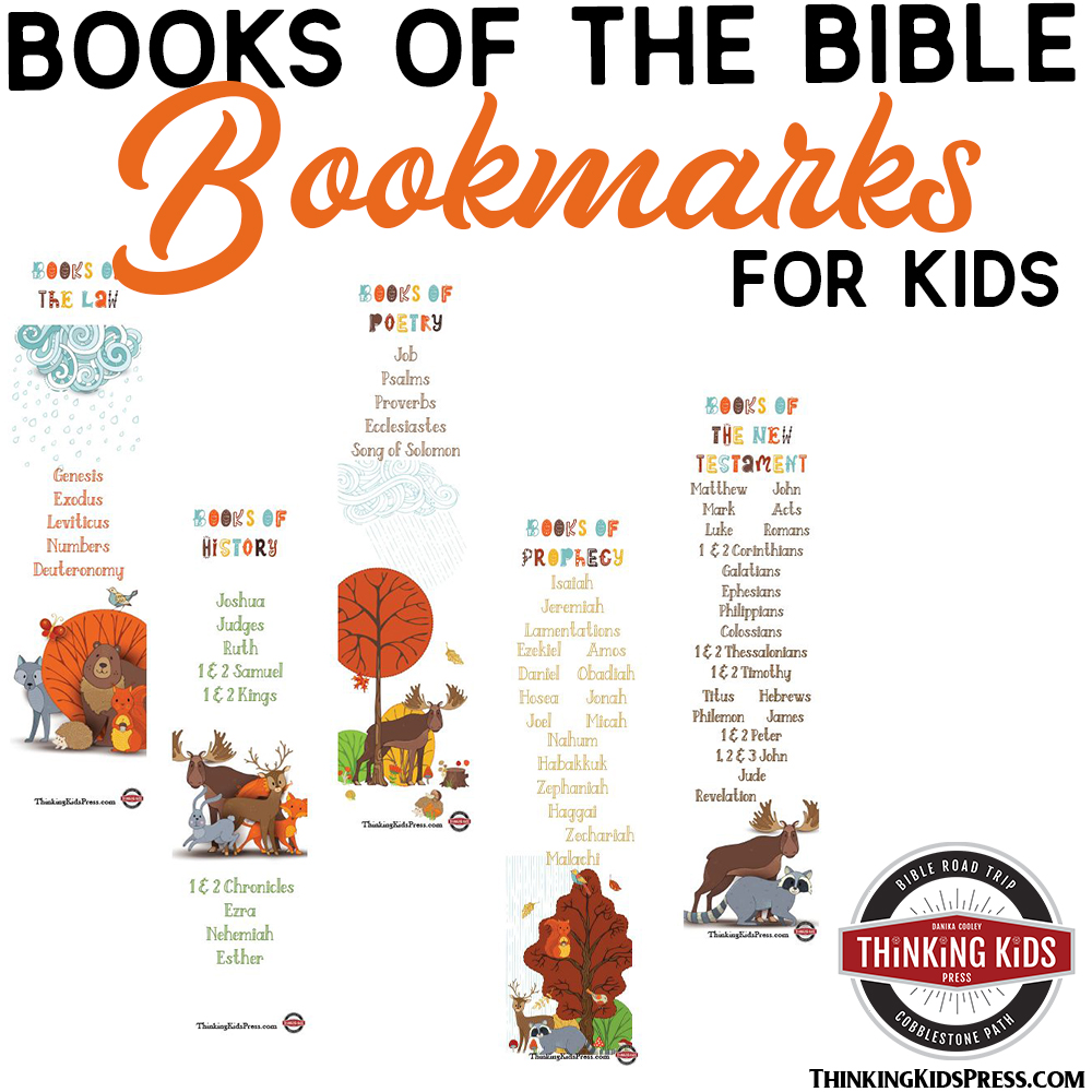 FREE Books of the Bible Bookmarks