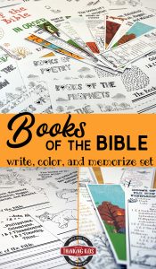 Books of the Bible in Order | Write, Color, and Memorize Set