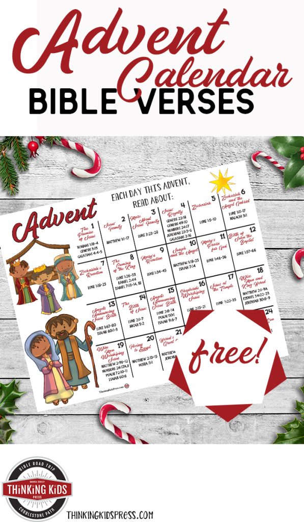 Christmas Advent Calendar with Bible Verses