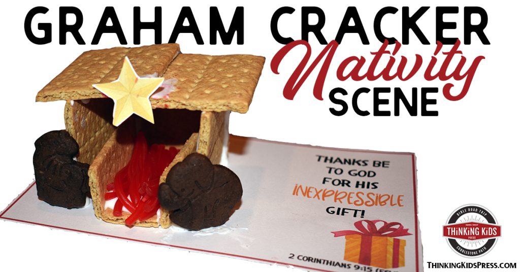 Easy Graham Cracker Nativity Scene