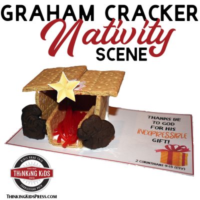 Easy Graham Cracker Nativity Scene