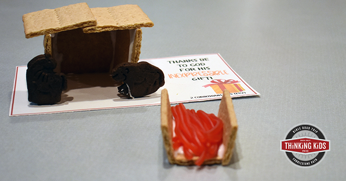 Easy Graham Cracker Nativity Scene