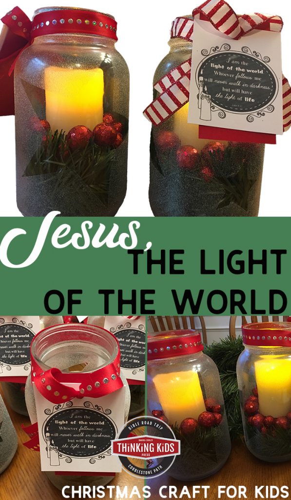 Jesus the Light of the World Christmas Craft for Kids