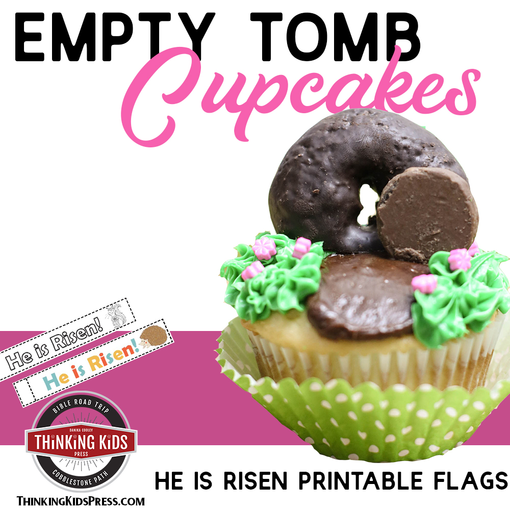 empty tomb cupcakes