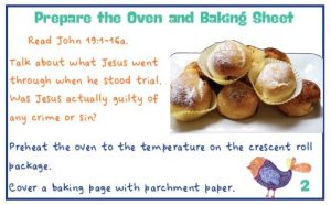 Resurrection Rolls Recipe with Easter Story Cards