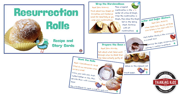 Resurrection Rolls Recipe with Easter Story Cards