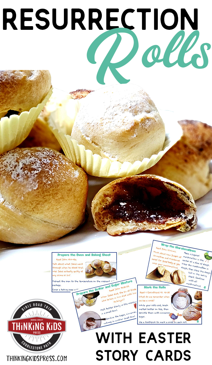 Resurrection Rolls Recipe With Easter Story Cards Thinking Kids