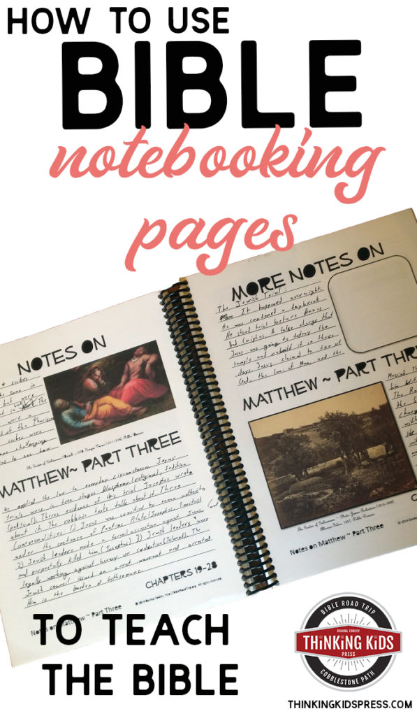 How to use Bible Notebooking Pages to Teach the Bible