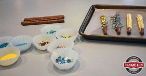 The Days of Creation Chocolate Covered Pretzel Rods