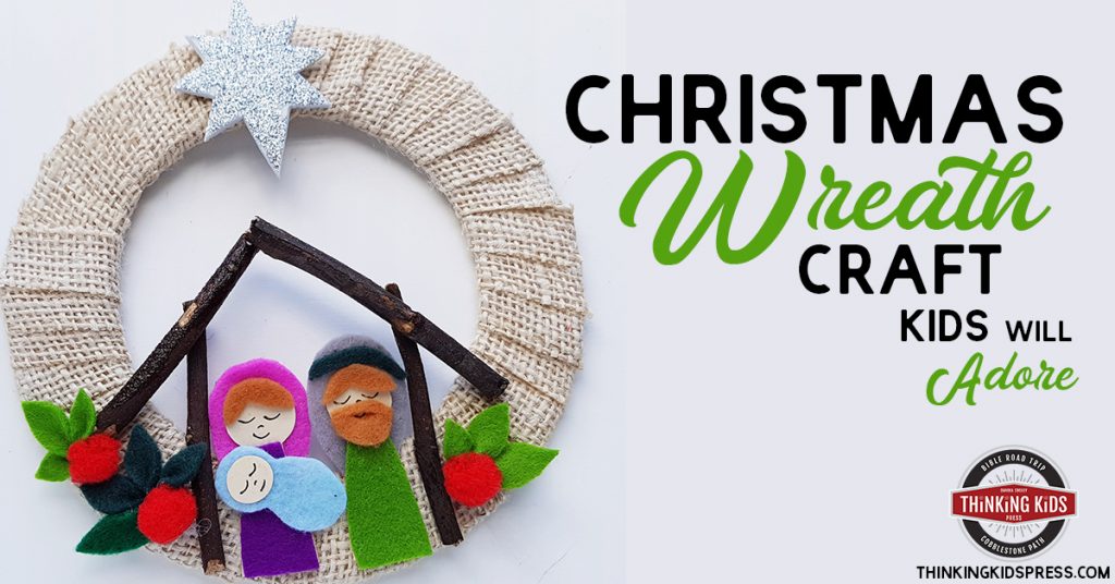 Christmas Wreath Craft for Kids to Make