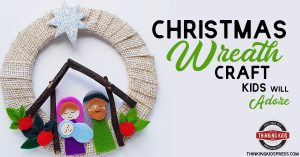 Christmas Wreath Craft for Kids to Make