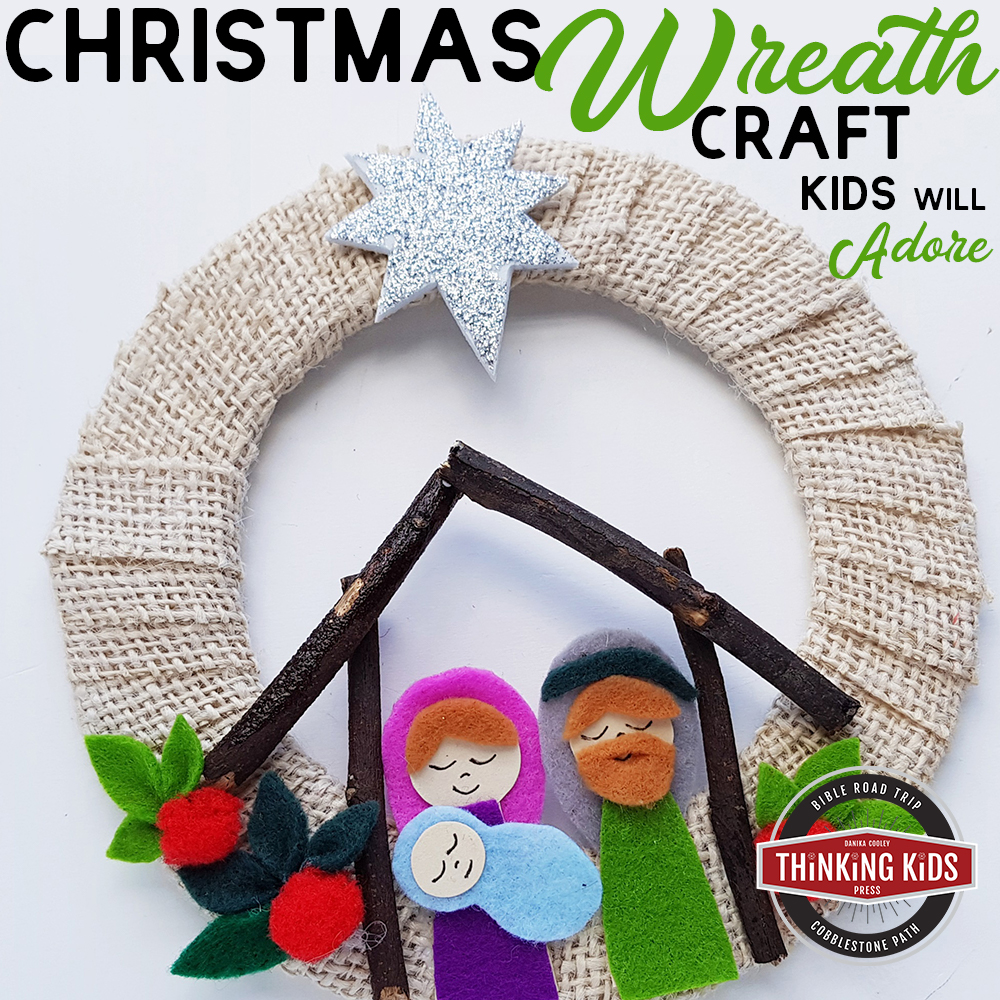 Christmas Wreath Craft for Kids to Make