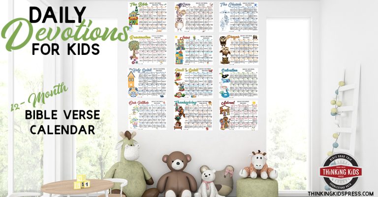 Daily Devotions for Kids | A 12-Month Bible Verse Calendar for your ...