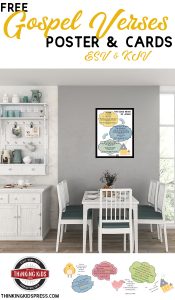Gospel Bible Verses Poster and Cards