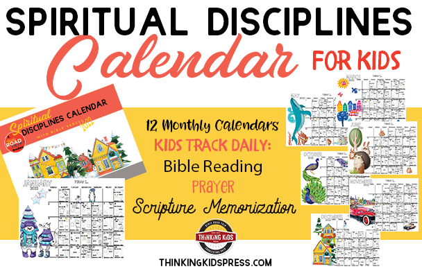 Spiritual Disciplines Calendar for Kids