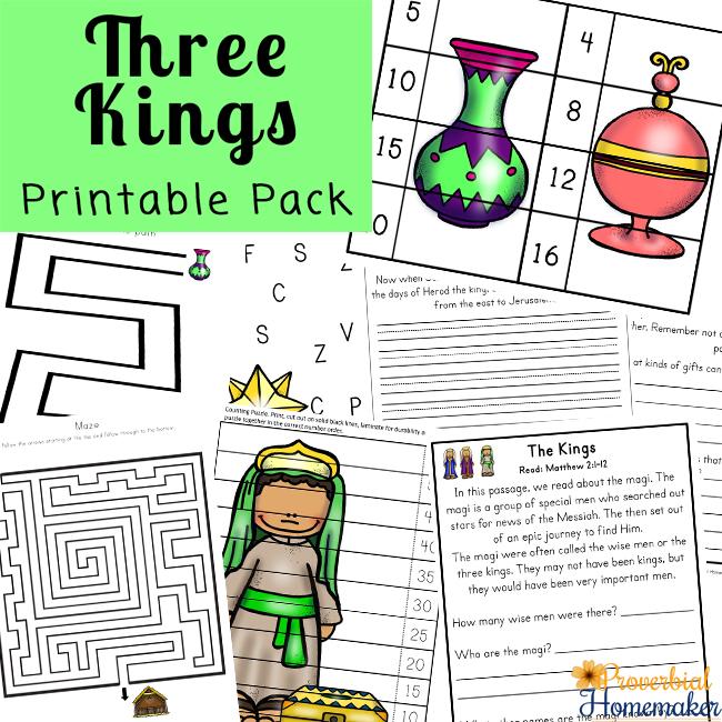 Three Kings Printable Pack