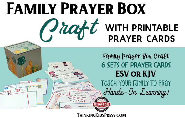 Family Prayer Box Craft With Printable Prayer Cards