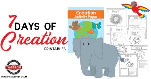 7 Days of Creation | Color Number Printables